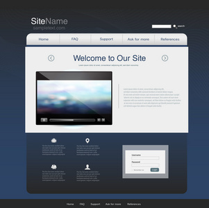 矢量格式網(wǎng)站布局模板 高效網(wǎng)頁與網(wǎng)站設(shè)計新選擇